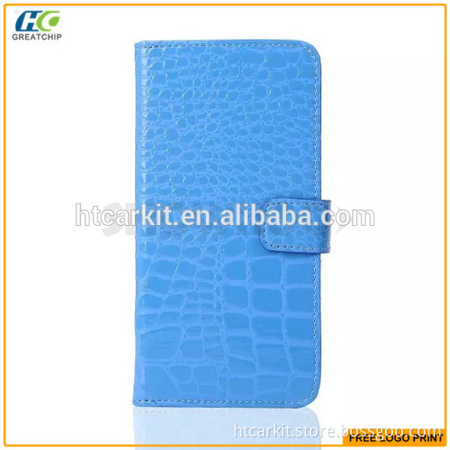 2015 New colorful CROCO PU Leather Flip wallet Cover Case for Samsung Galaxy Note 5